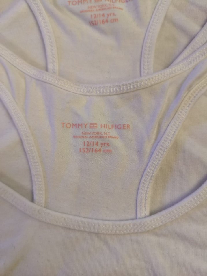 Beyaz Baskılı Çocuk Atlet - Tommy Hilfiger - Görsel 4