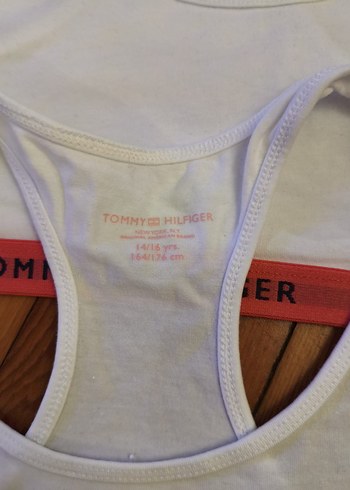 Tommy Hilfiger Beyaz Baskılı Kız Atlet 3'lü - Görsel 3