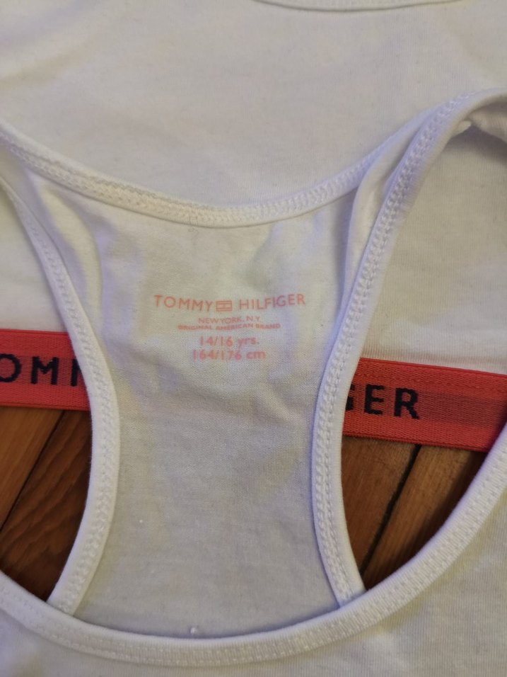 Tommy Hilfiger Beyaz Baskılı Kız Atlet 3'lü - Görsel 3