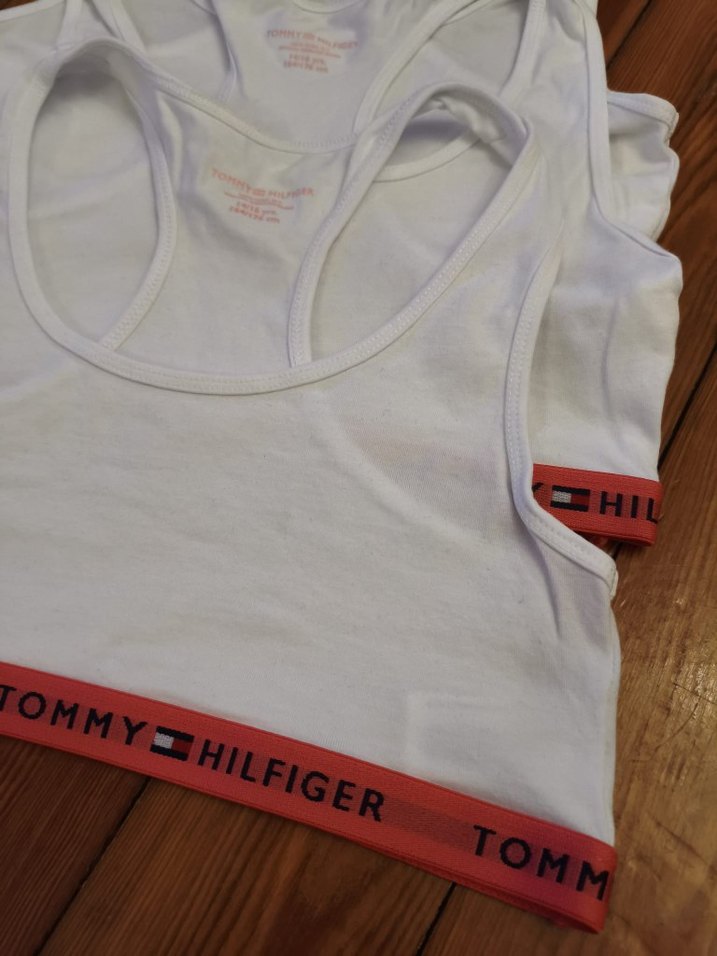 Tommy Hilfiger Beyaz Baskılı Kız Atlet 3'lü - Görsel 2