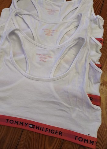 Tommy Hilfiger Beyaz Çocuk Atlet 4'lü - Görsel 2