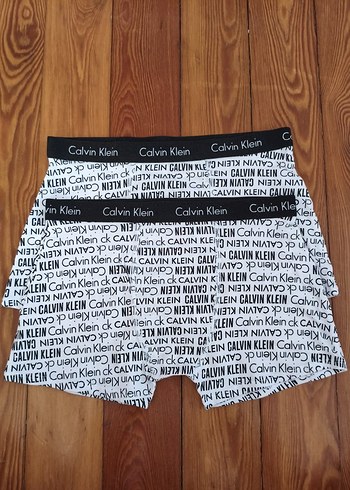 Calvin Klein Baskılı Beyaz Erkek çocuk Boxer