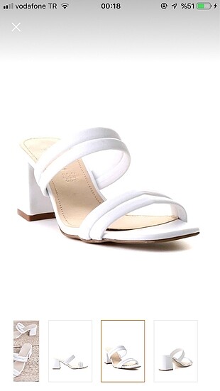 38 Beden beyaz Renk Topuklu sandalet