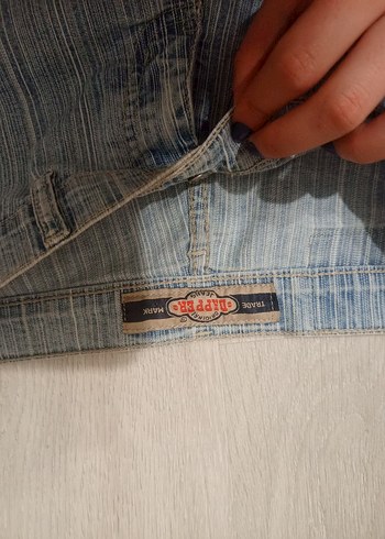 Mavi Mini Denim Şort - Görsel 4