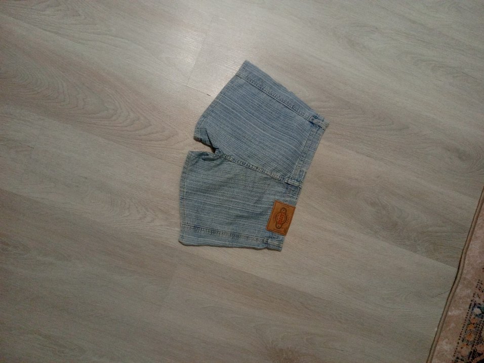 Mavi Mini Denim Şort - Görsel 2