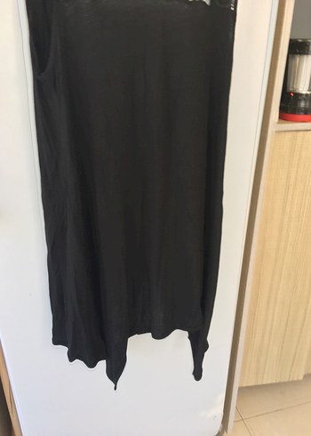 Dantel Detaylı Siyah Bohem yelek - Görsel 5