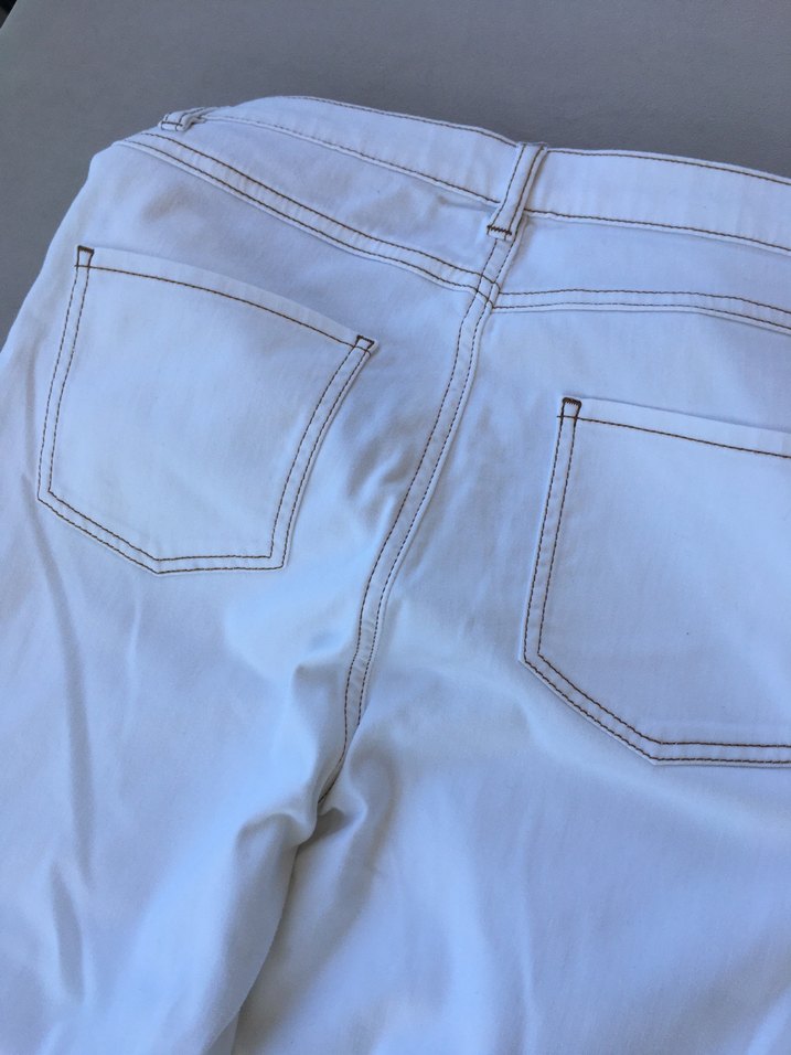 Beyaz Kot Pantolon - Görsel 5