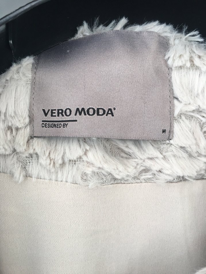 Bej  Kadın Suni Kürk Kaban - Görsel 2