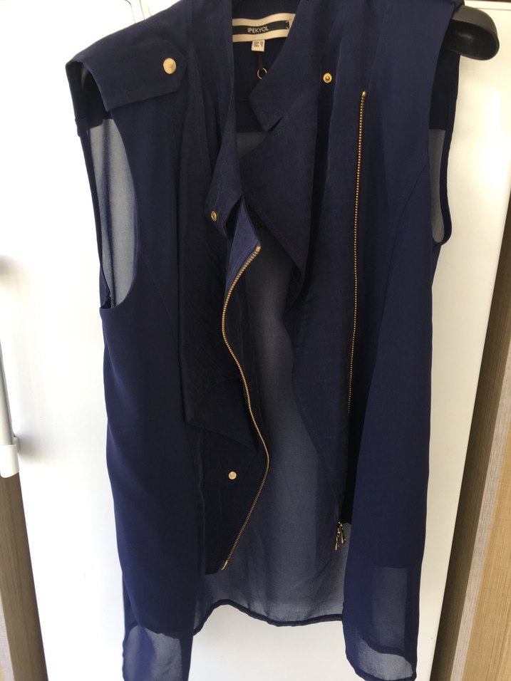 İpekyol lacivert yelek - Görsel 4
