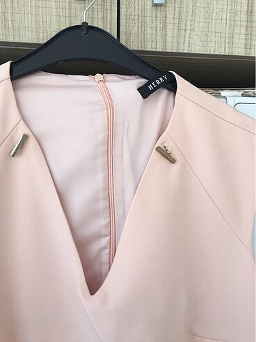 Pudra pembe Herry elbise - Görsel 4