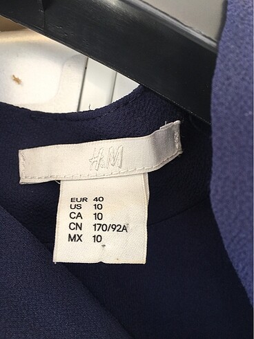 Lacivert h&m elbise - Görsel 2