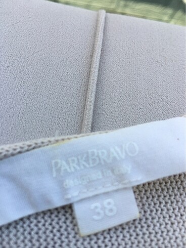 H&m bej asimetrik triko bluz - Görsel 5