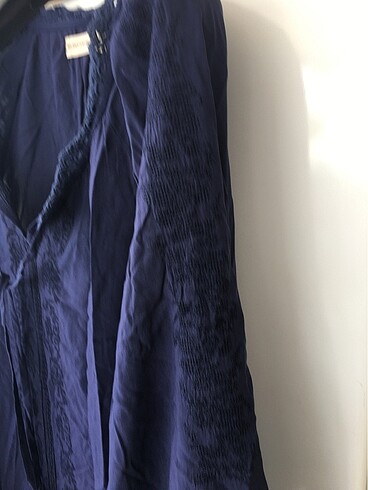 Lacivert mudo bluz - Görsel 3