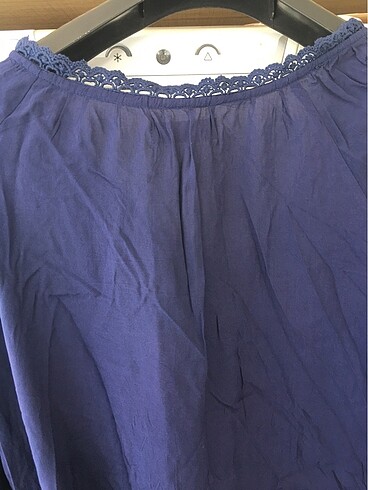 Lacivert mudo bluz - Görsel 4