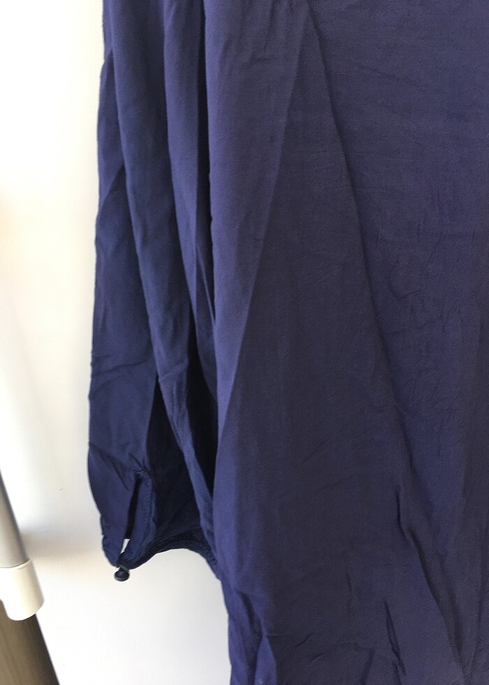 Lacivert mudo bluz - Görsel 5