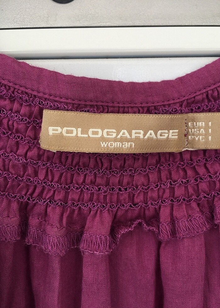 Polo garage mürdüm bluz - Görsel 3