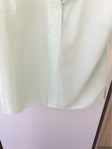 İpekyol önu su yeşili arkası krem bluz - Görsel 6