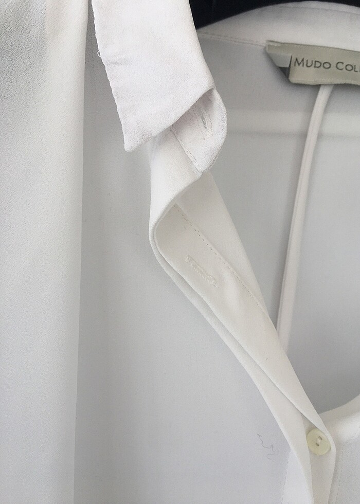 Mudo ekru gömlek - Görsel 3