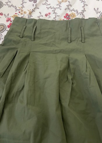 Bohem Tarz Uzun Salaş Haki Etek - Görsel 4