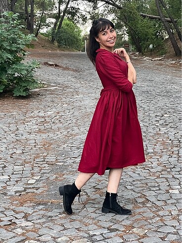 Vintage elbise - Görsel 6