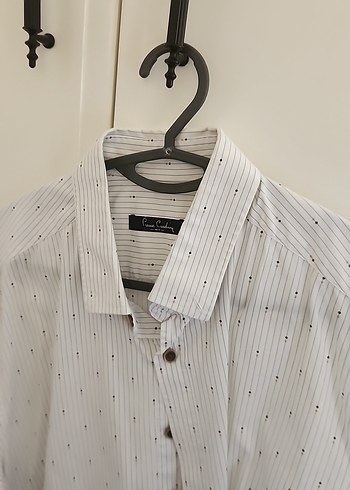 Erkek Beyaz Pamuklu Uzun Kollu Gömlek Slimfit - Görsel 2