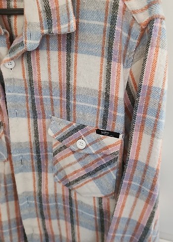 Erkek Çok Renkli Ekose Uzun Kollu Oduncu Gömlek - Görsel 2