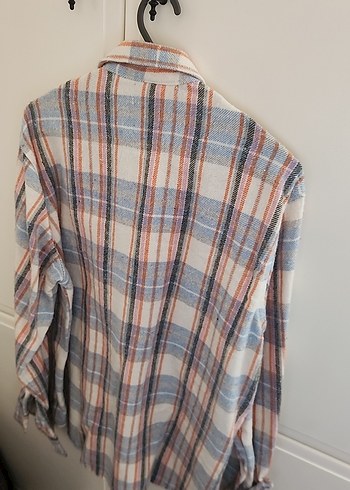 Erkek Çok Renkli Ekose Uzun Kollu Oduncu Gömlek - Görsel 3