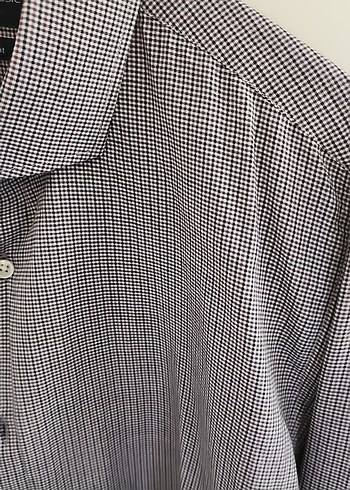 Düğmeli  Erkek Uzun Kollu Gömlek - Görsel 2