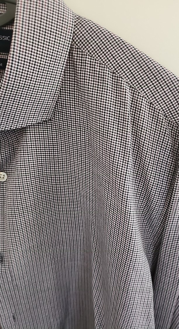 Düğmeli  Erkek Uzun Kollu Gömlek - Görsel 2