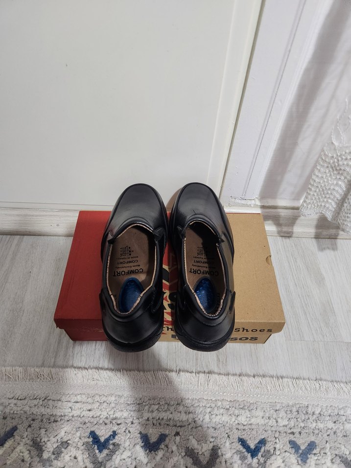 Suni Deri Siyah Erkek Klasik Ayakkabı 41 Numara - Görsel 5