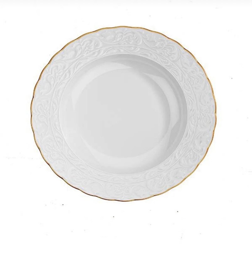 Beyaz Altın Detaylı Yemek Takımı - Görsel 3