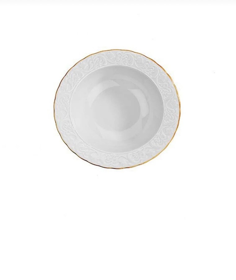 Beyaz Altın Detaylı Yemek Takımı - Görsel 4