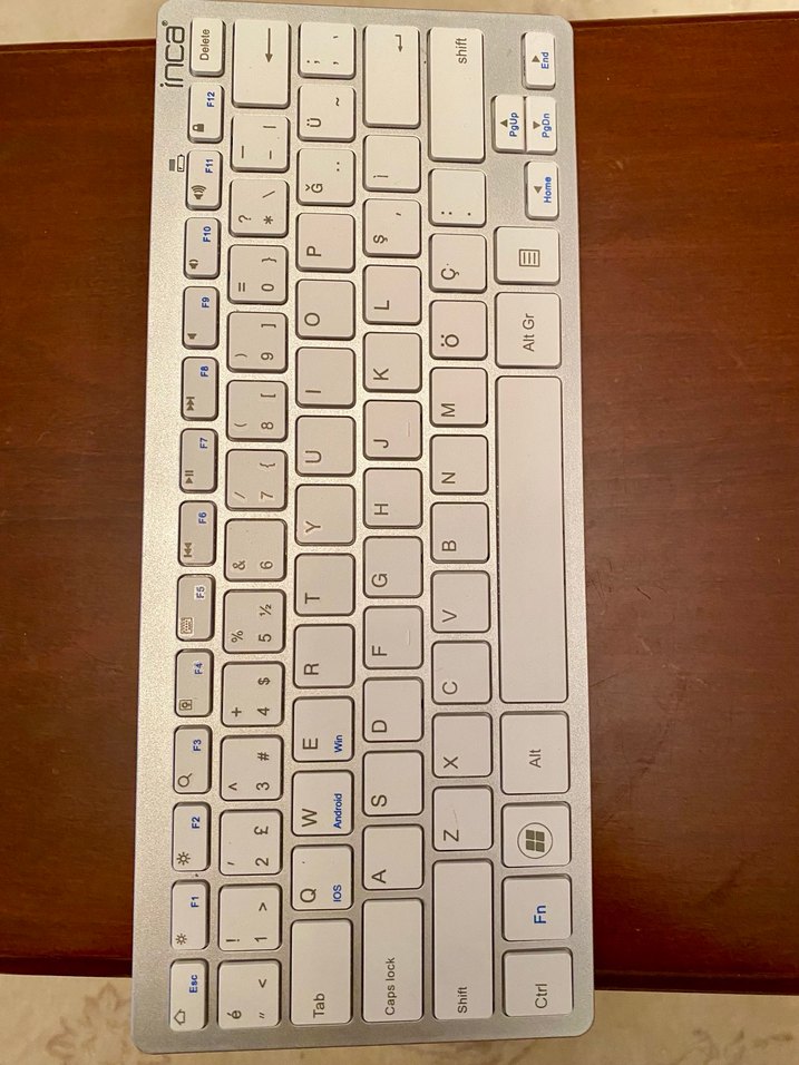 Inca 3.0 Beyaz Akıllı Bluetooth Klavye - Görsel 4