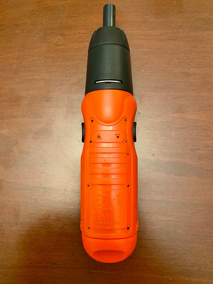 Black & Decker Turuncu Pilli Tornavida - Görsel 2