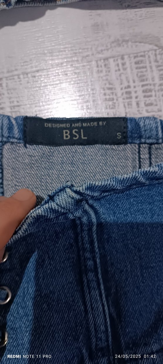 Kadın Kot Korse crop - Görsel 4