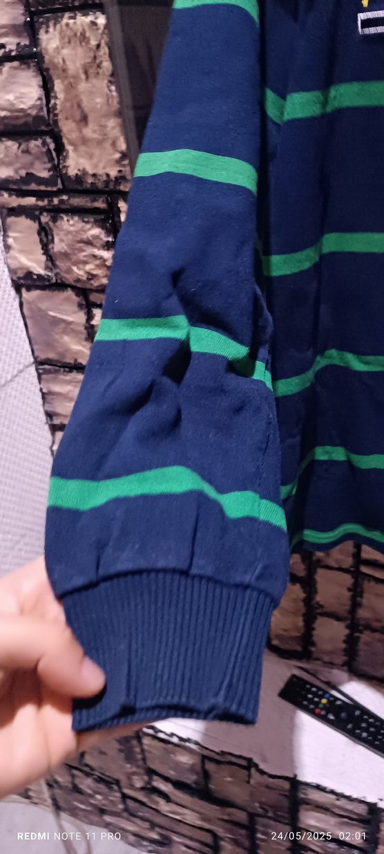 Uzun Kollu Erkek Sweatshirt - Lacivert - Görsel 3