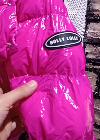 Planet Hollywood Pembe Düğmeli Uzun Kadın Kışlık Ceket