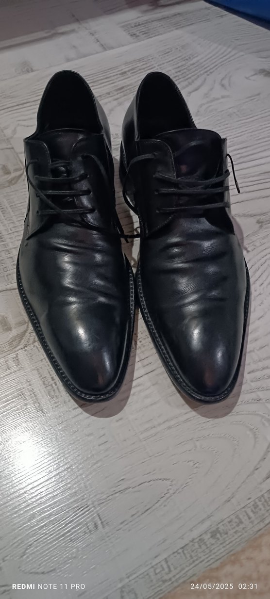 Doucal's Siyah Modern Klasik Derby Ayakkabı - Görsel 2