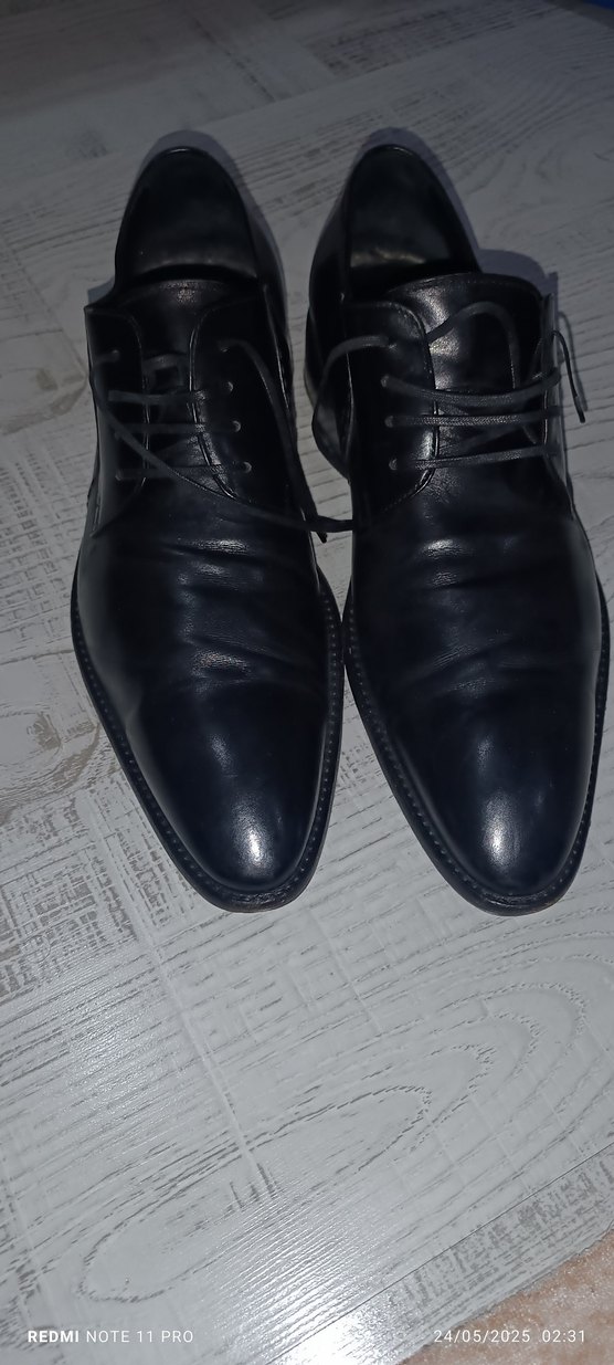 Doucal's Siyah Modern Klasik Derby Ayakkabı - Görsel 3