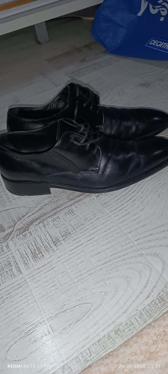 Doucal's Siyah Modern Klasik Derby Ayakkabı - Görsel 5