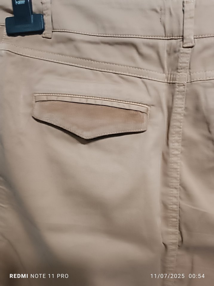 Bej Süet Kemerli Midi Etek - Görsel 4