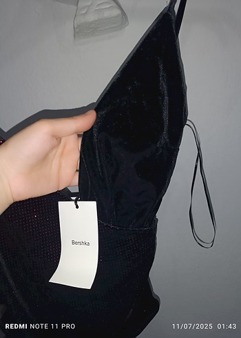 Siyah Parlak Mini Kadın Mayo - Görsel 5