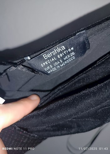 Siyah Parlak Mini Kadın Mayo - Görsel 7