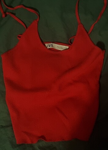 Zara Askılı Crop