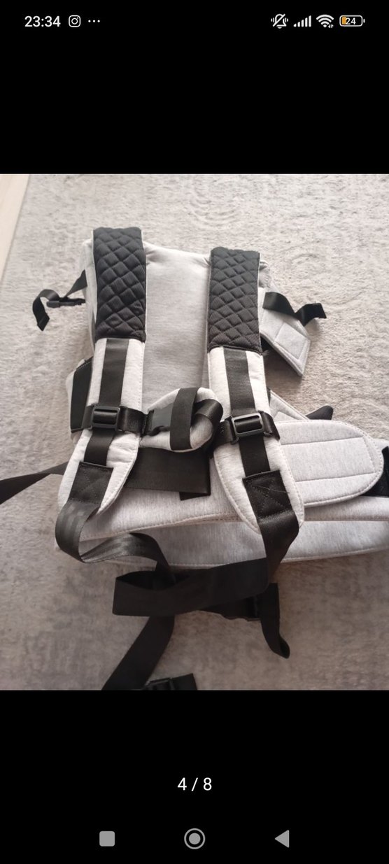 Gri KRAFTO Bebek Taşıyıcı - Görsel 4