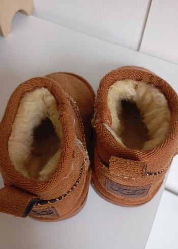 Erkek Çocuk Kahverengi Süet Sıcak Terlik - Görsel 5