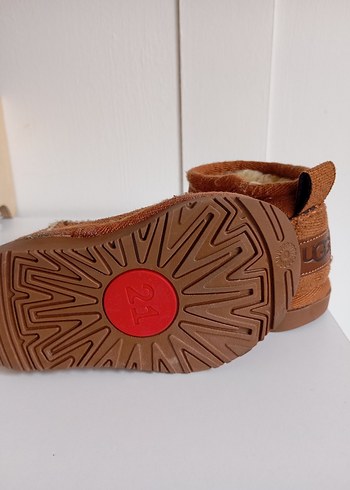 Erkek Çocuk Kahverengi Süet Sıcak Terlik - Görsel 4