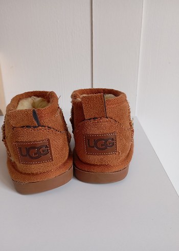 Erkek Çocuk Kahverengi Süet Sıcak Terlik - Görsel 3