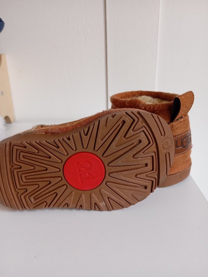 Erkek Çocuk Kahverengi Süet Sıcak Terlik - Görsel 4