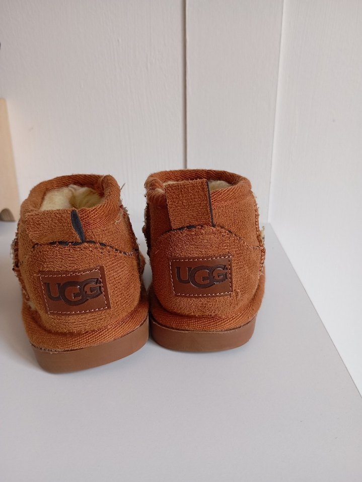 Erkek Çocuk Kahverengi Süet Sıcak Terlik - Görsel 3